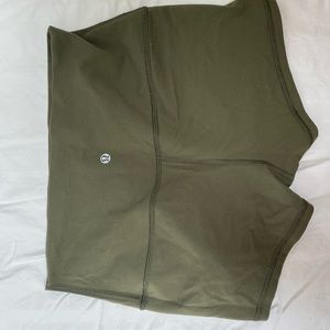 Lululemon Green tight Shorts